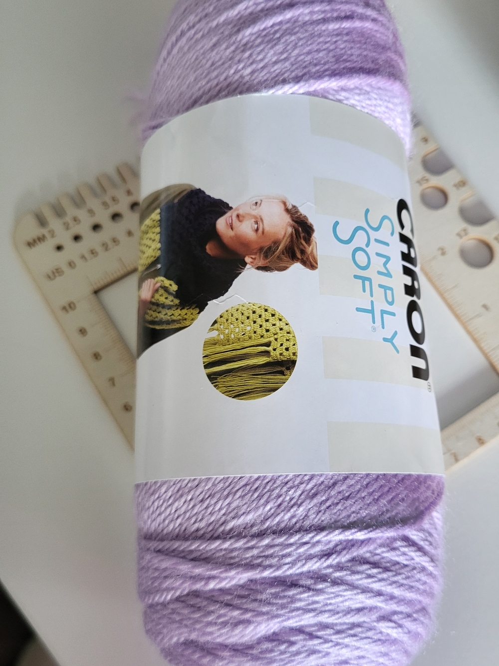 Caron Simply Soft Lavender Acrylic Yarn - Soft Purple Fiber Arts